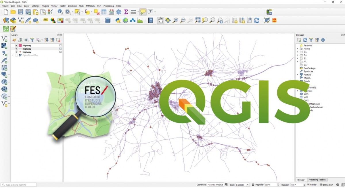 El QGis és un programa lliure i gratuït.