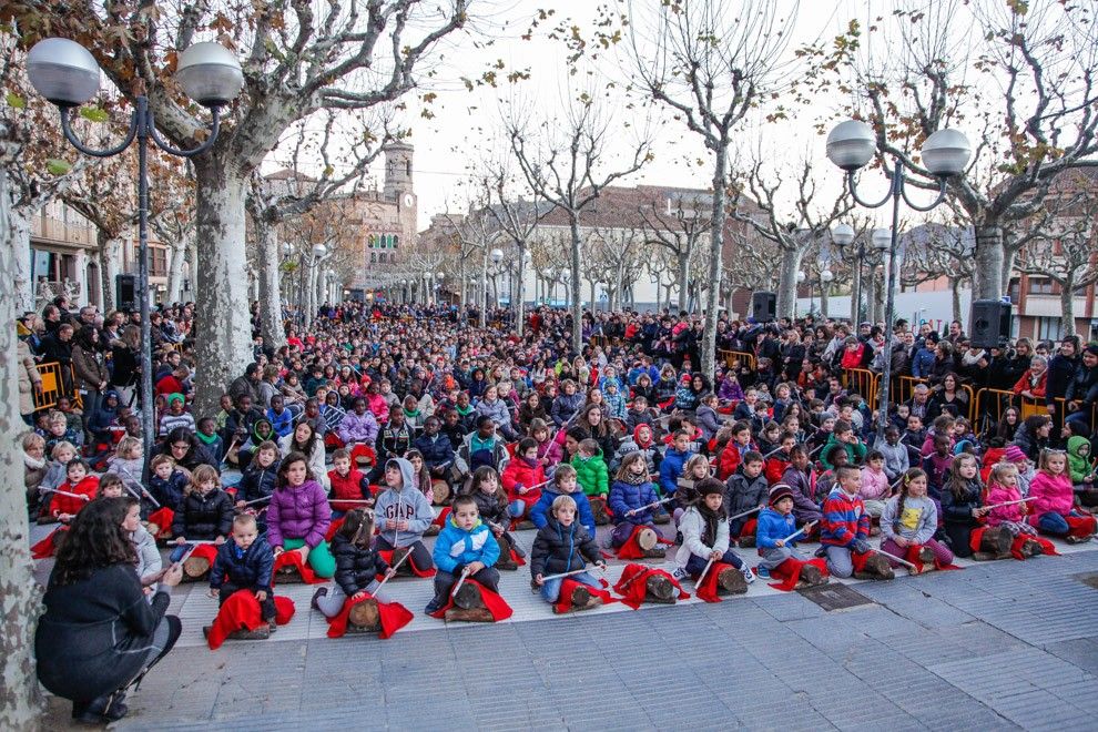 Centenars de nens participen cada any de la Gran Cagada del Firal