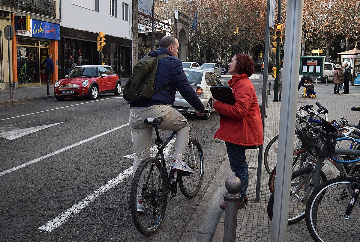 Durant el gener, un agent cívic informarà els ciclistes de la normativa