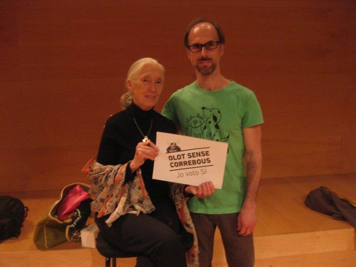 La primatòloga Jane Goodall dóna suport a la campanya d'Olot sense correbous