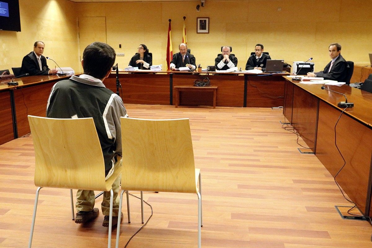 L'acusat, aquest dimecres a l'Audiència de Girona