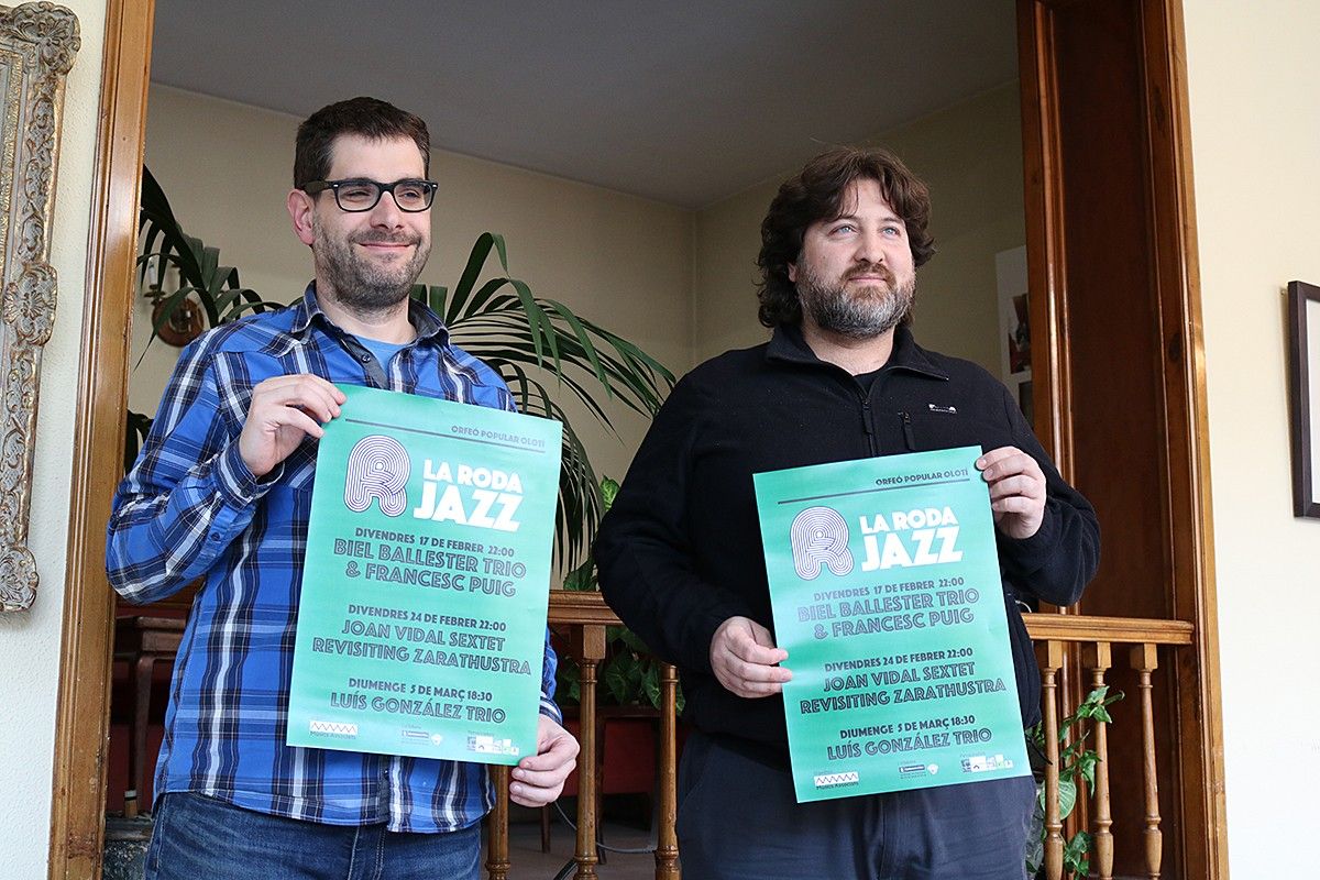 Josep Quintana i Miquel Pascal, impulsors de la Roda Jazz