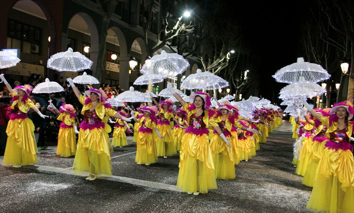 La comparsa de la Santjoanenca al Carnaval d'Olot 2017