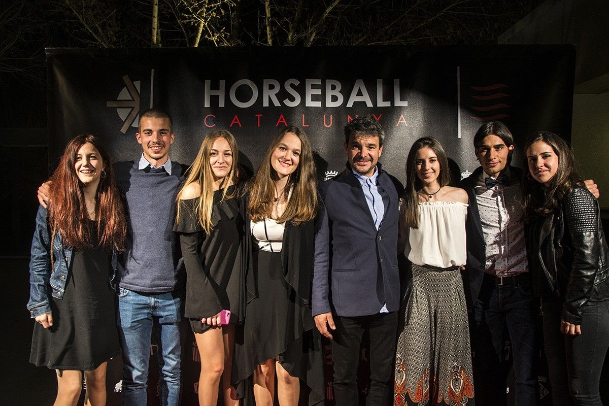 Protagonistes garrotxins a la V Gala del Horseball de Catalunya