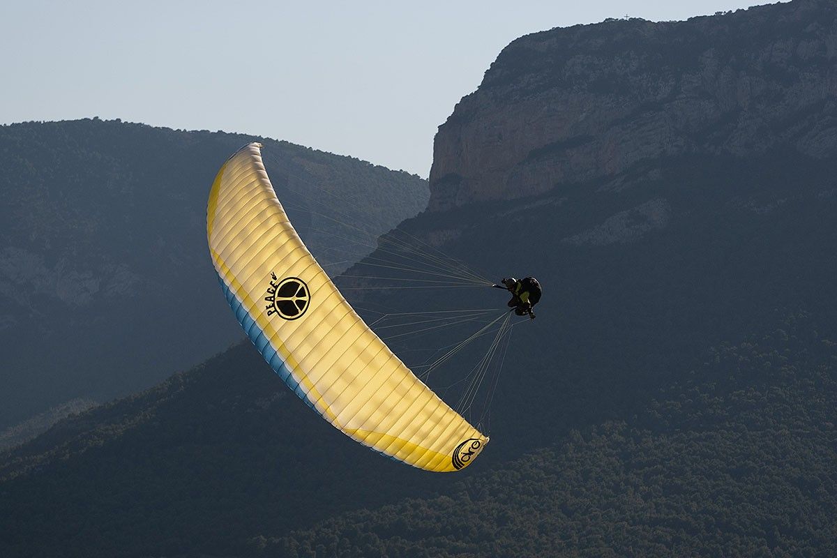 Imatge d'arxiu de la pràctica de parapent