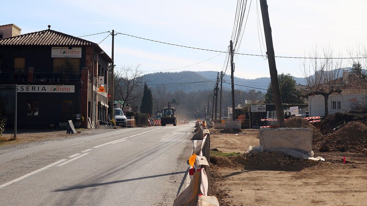 Les obres del carril bici