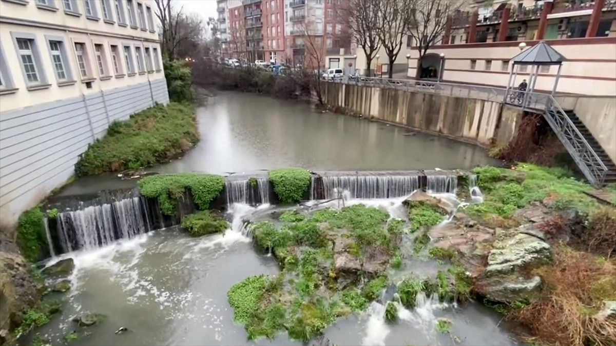 Imatge d'arxiu del Fluvià al seu pas per Olot