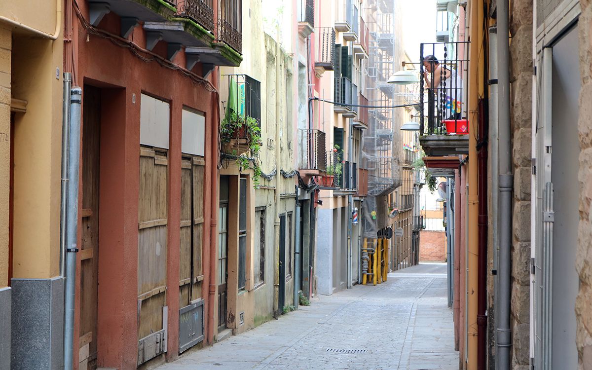 Un carrer del Nucli Antic d'Olot