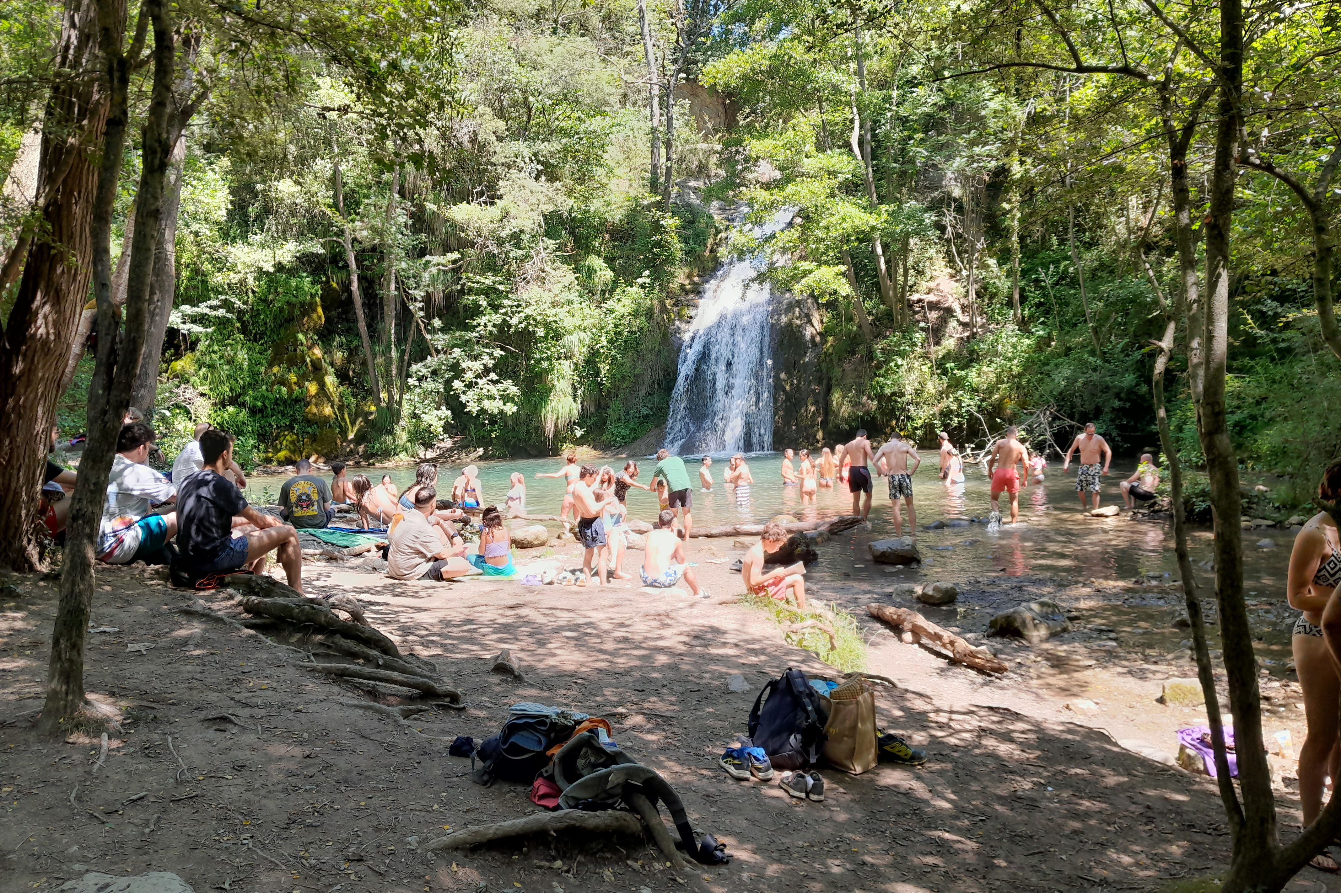 Imatge d'arxiu d'un gorg del Ripollès, on també hi ha el servei d'informació ambiental