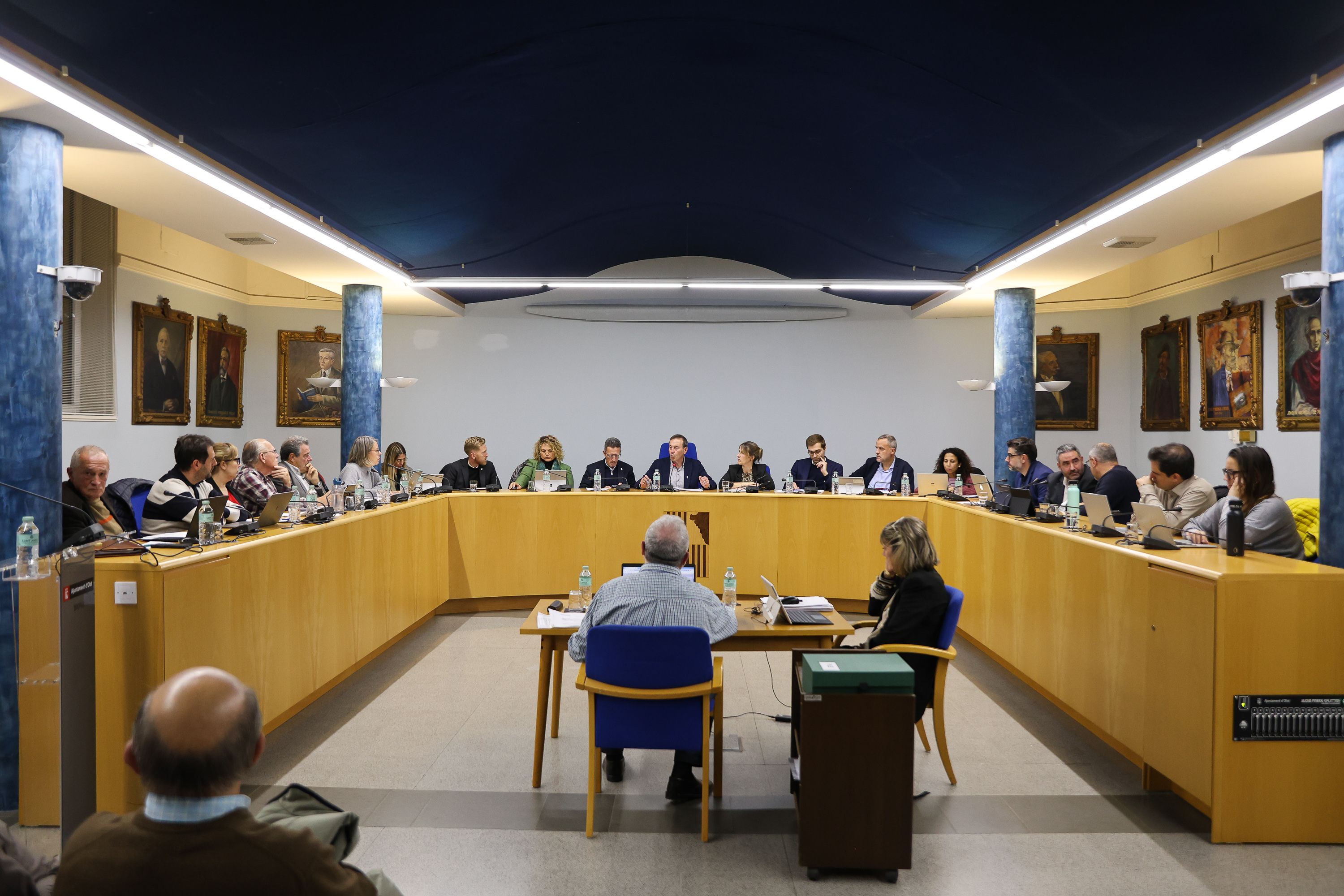 El ple de l'Ajuntament d'Olot dijous passat