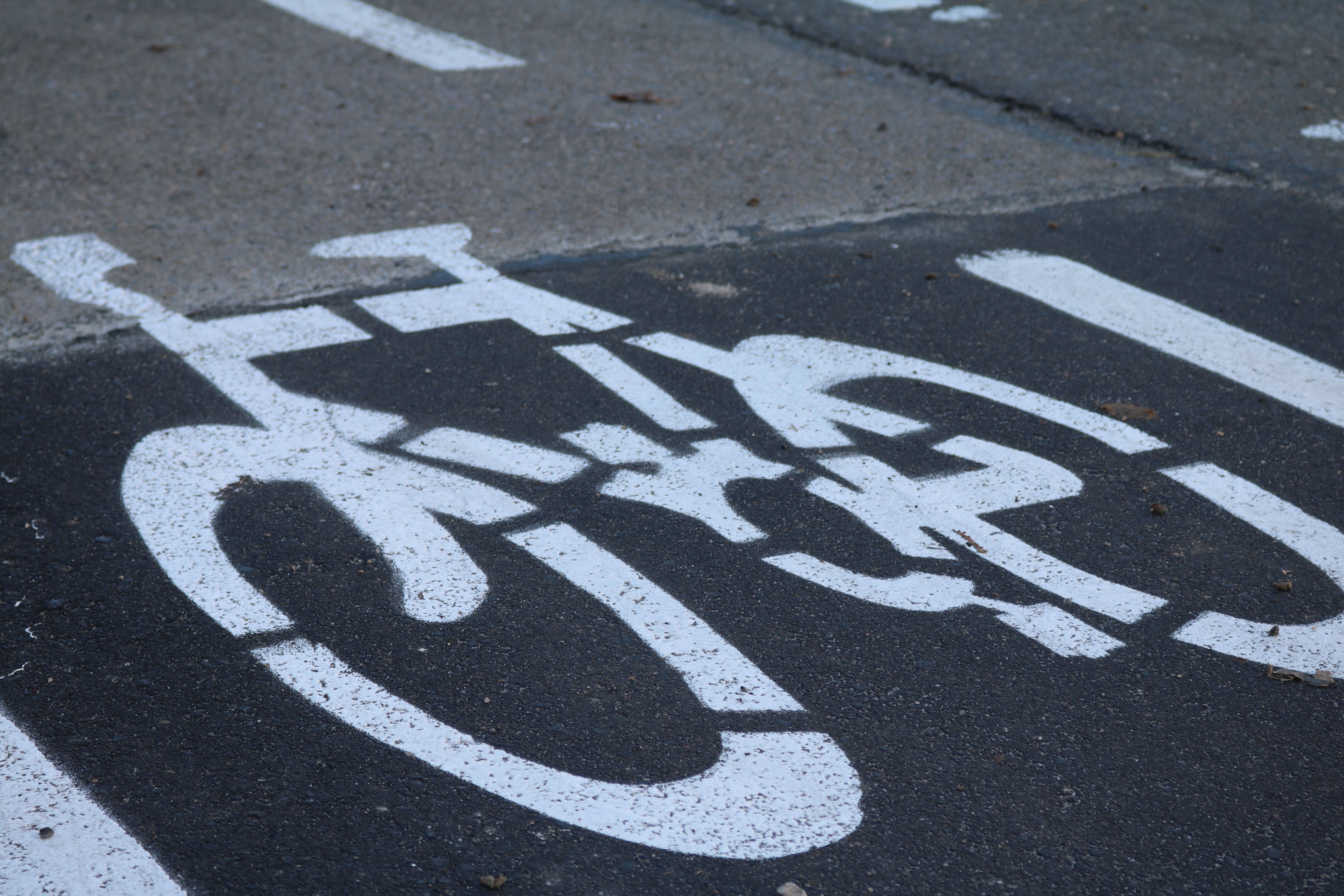 Imatge d'arxiu d'un carril bici a Olot