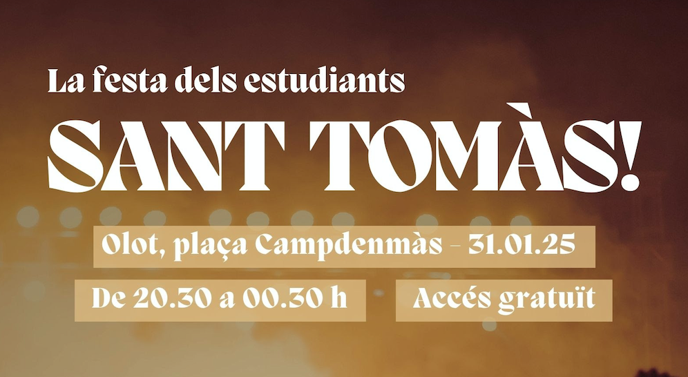 Imatge promocional de Sant Tomàs d'Olot 2025