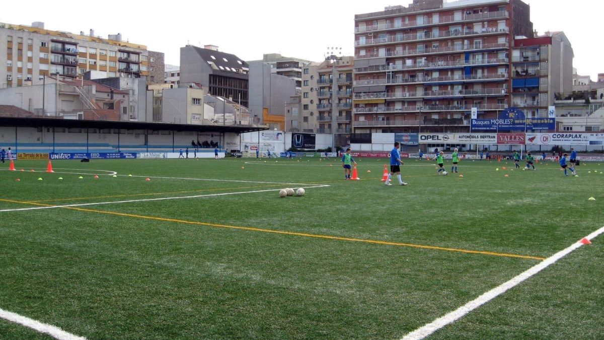 El camp de futbol del Carrer Girona