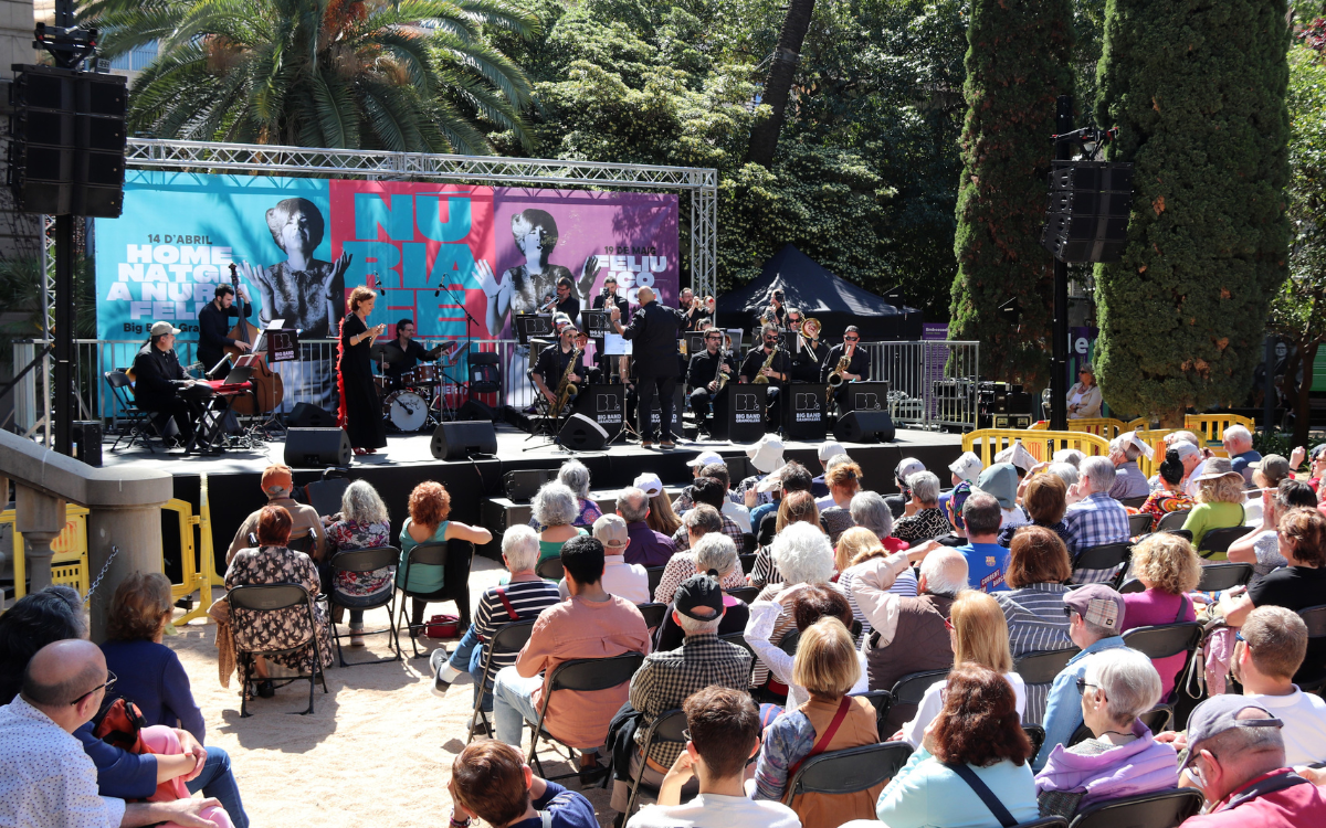 Concert de la Big Band de Granollers al Palau Robert en homenatge a Núria Feliu