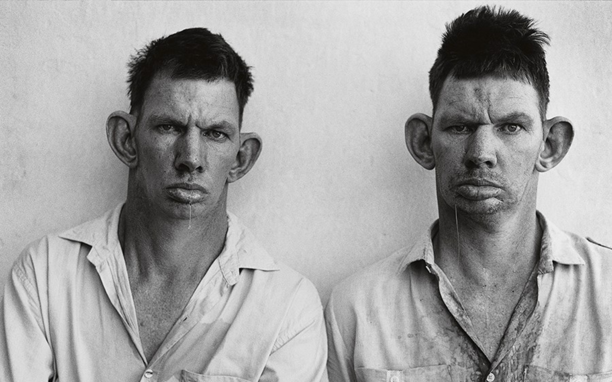 Una de les imatges de Roger Ballen: Dresle i Casle, Twins, Western Transvaal, 1993