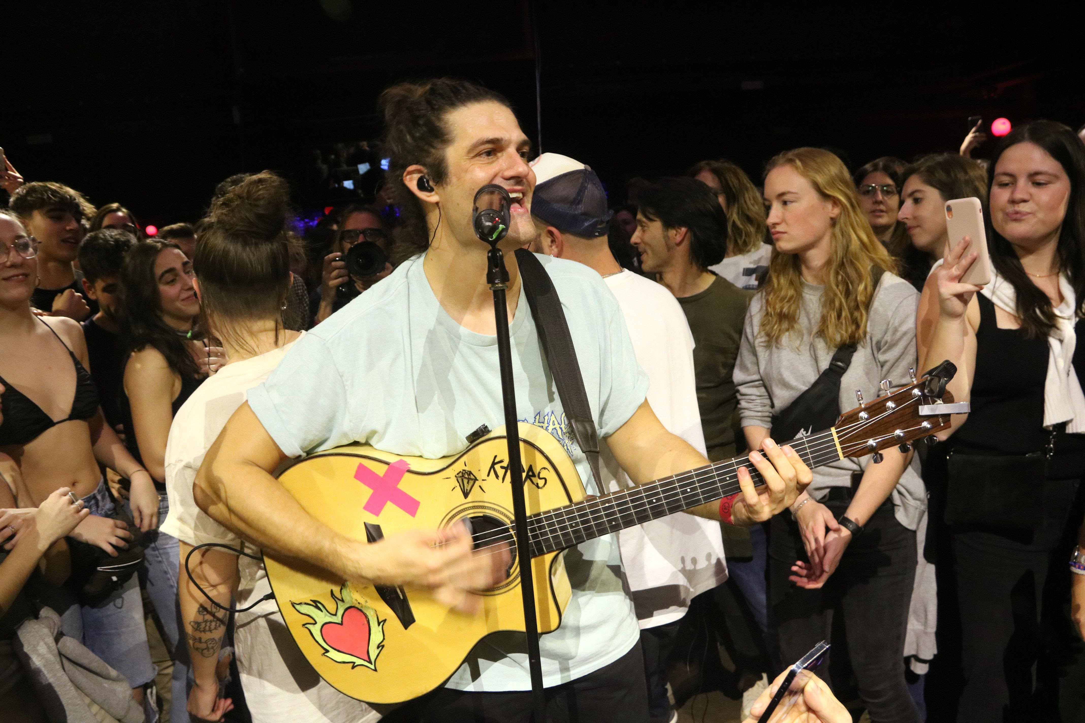 Un moment del primer dels quatre concerts dels Catarres a l’Apolo com a culminació dels 10 anys de carrera