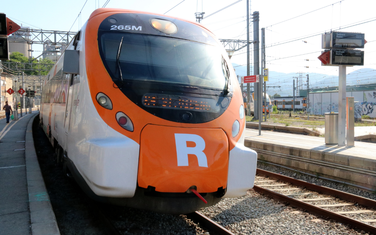 Locomotora d'un Rodalies 