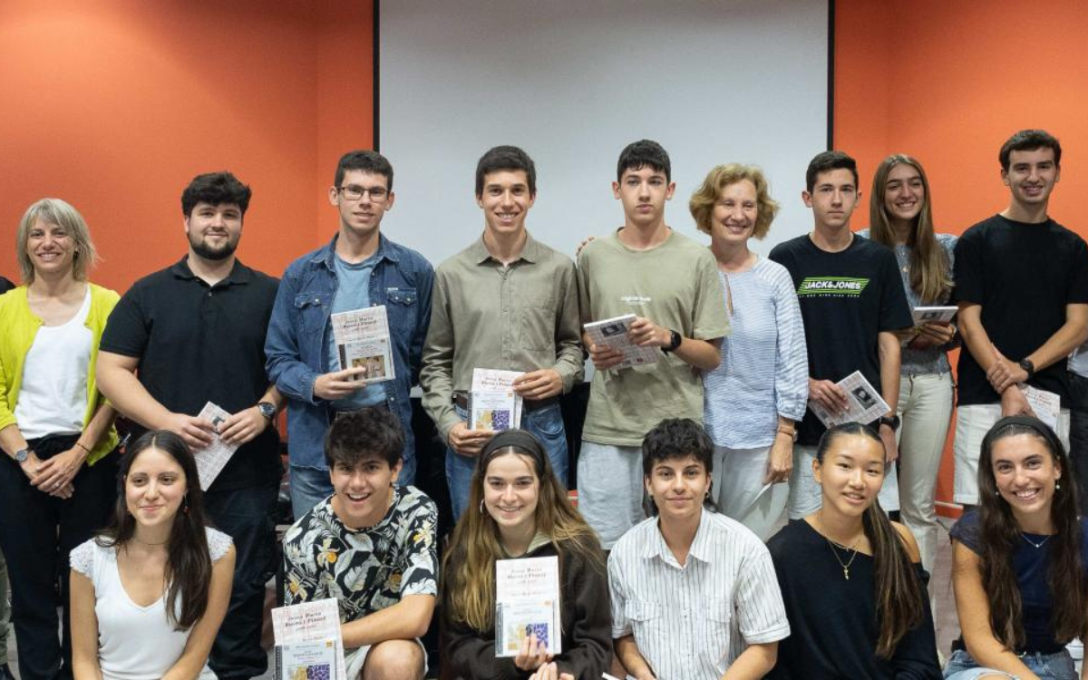 Alumnes del nou curs de l'escola i conservatori de música de Granollers