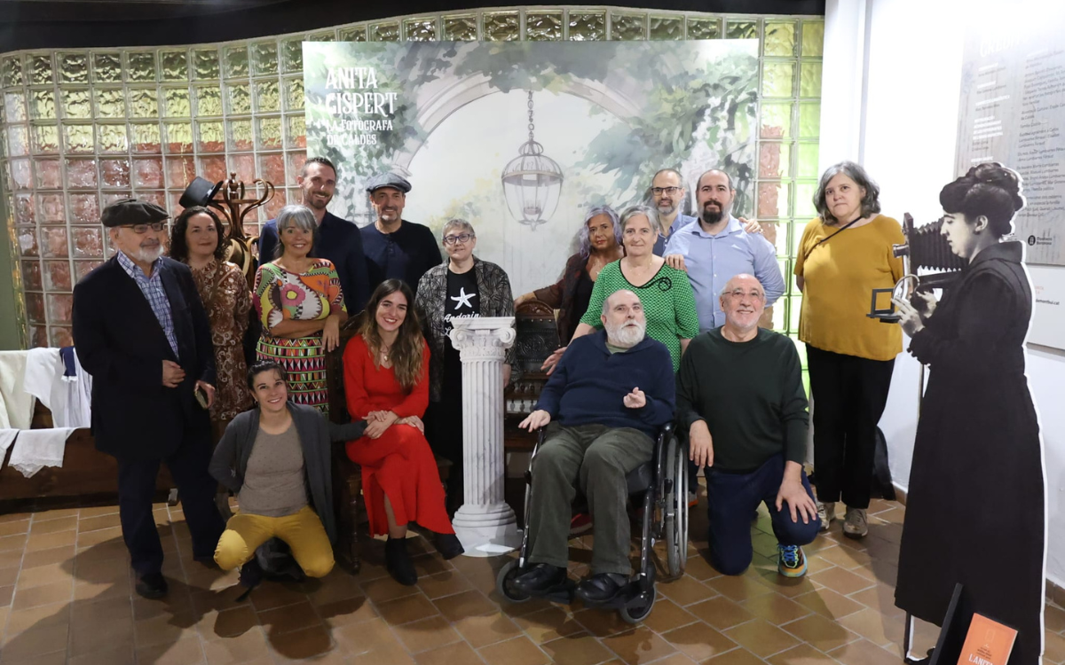 Inauguració de l'exposició dedicada a Anita Gispert