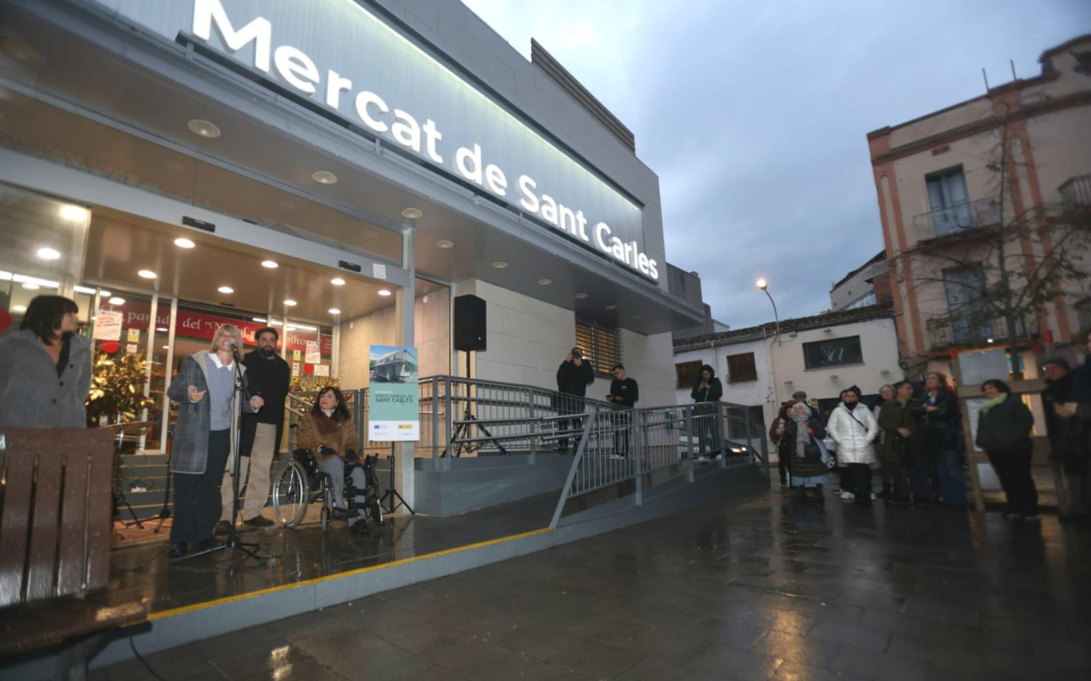 Inauguració de la reforma del mercat de Sant Carles