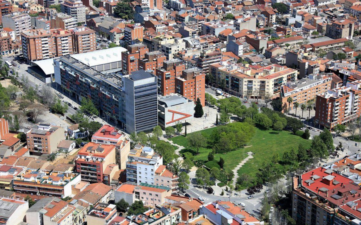 Panoràmica del centre de Molle