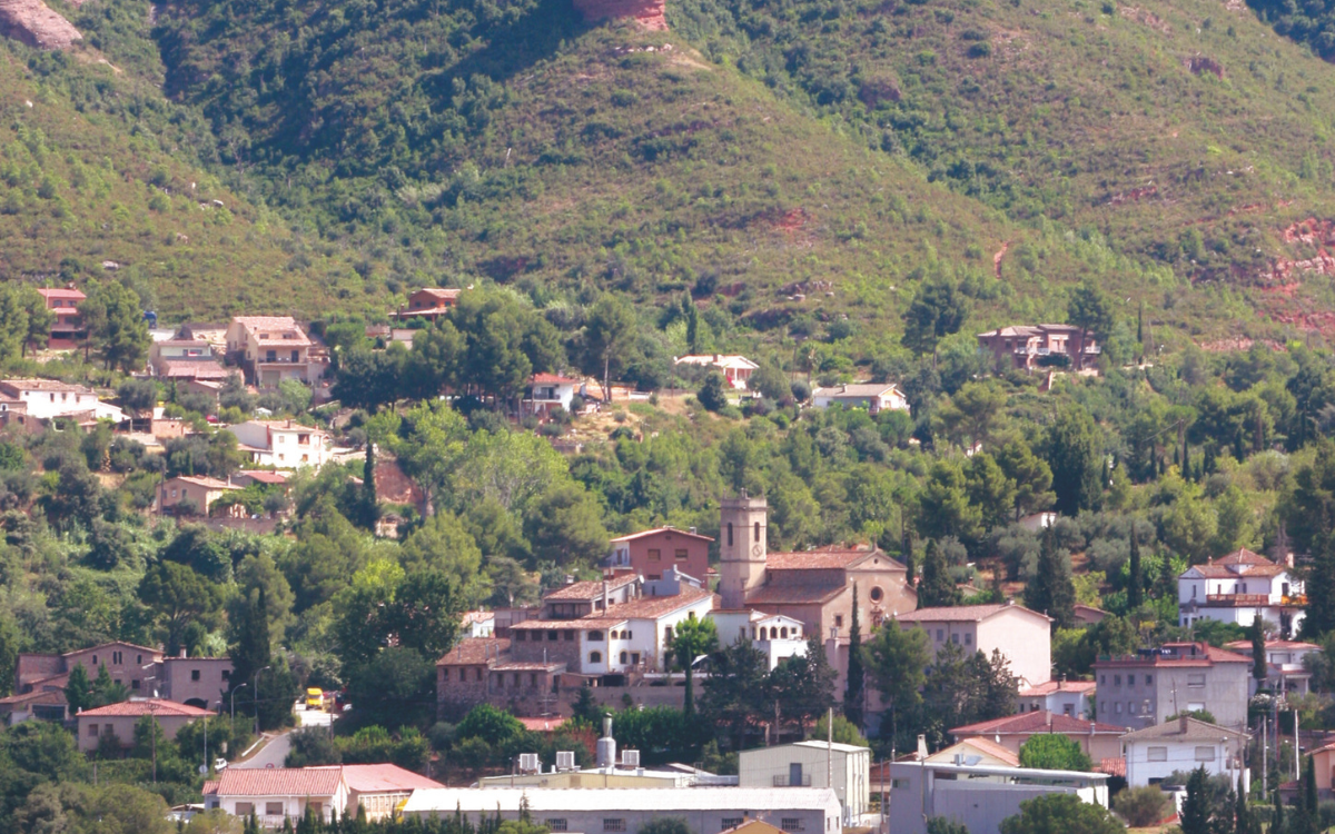 Panoràmica de Riells del Fai