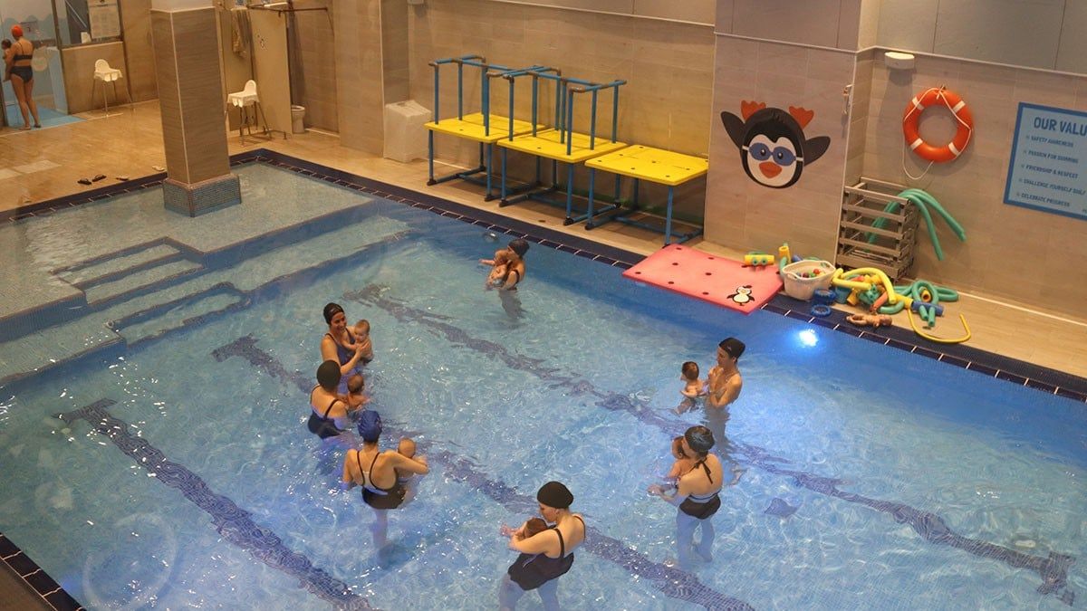 Una piscina d'un centre esportiu de Barcelona
