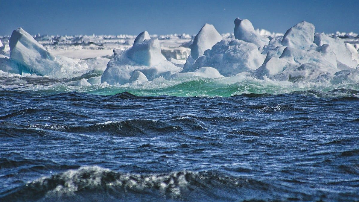 L'oceà Àrtic cada vegada perd més gel a causa de l'escalfament global