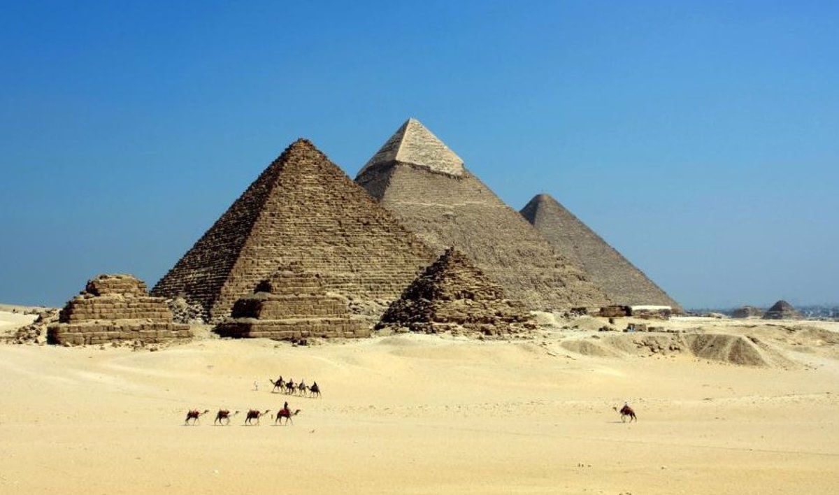 Les piràmides d'Egipte, en una imatge d'arxiu