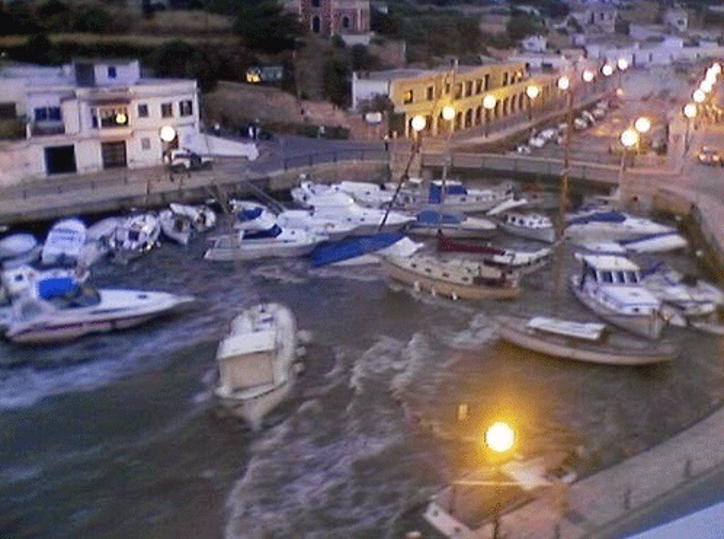 Les rissagues són especialment greus al port de Ciutadella, a Menorca
