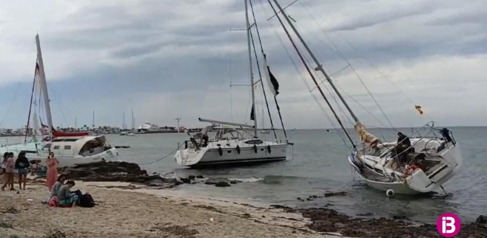 Una DANA afecta les Balears i deixa vaixells a la deriva