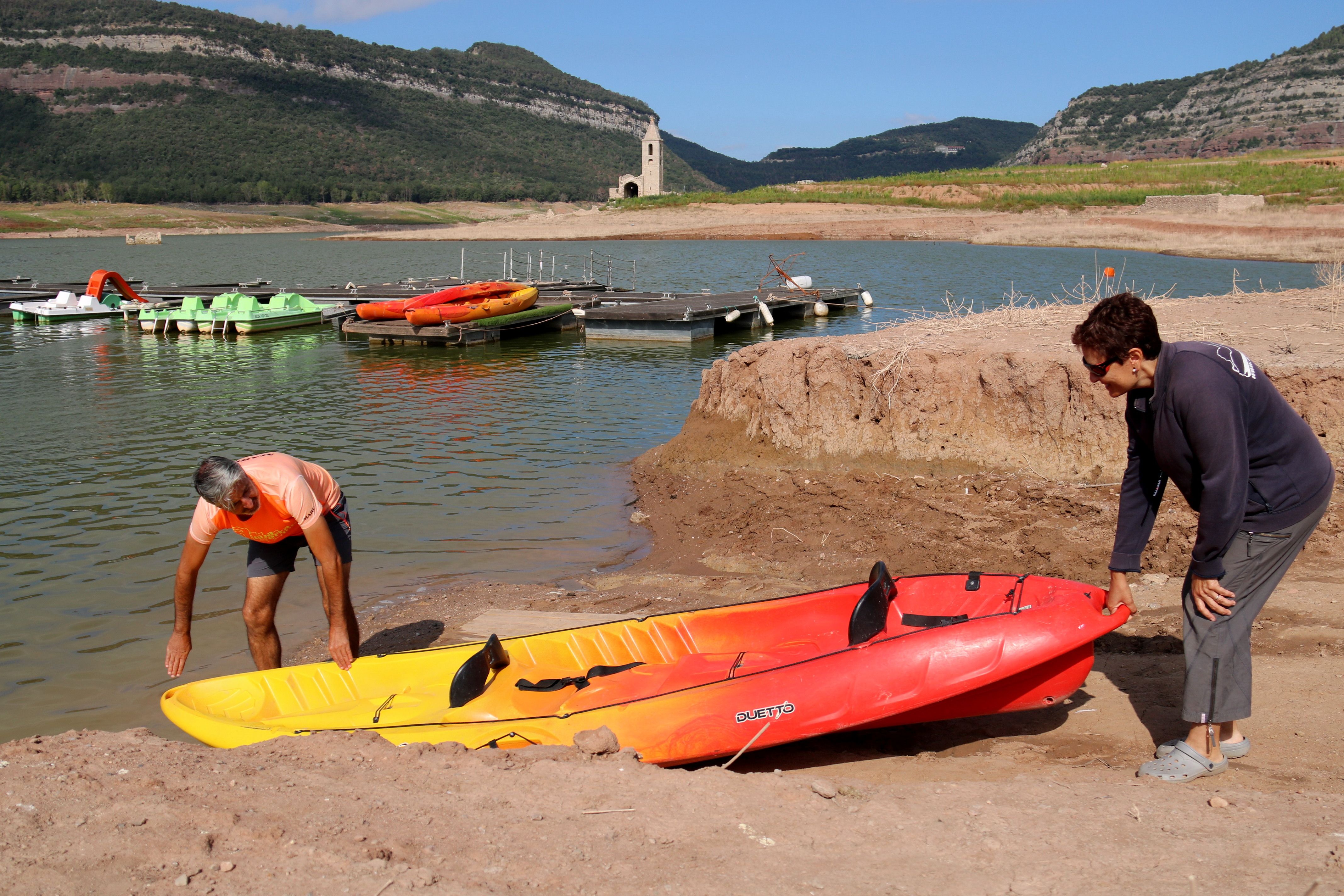 Els embassaments han perdut aquest estiu menys reserves que els anys anteriors