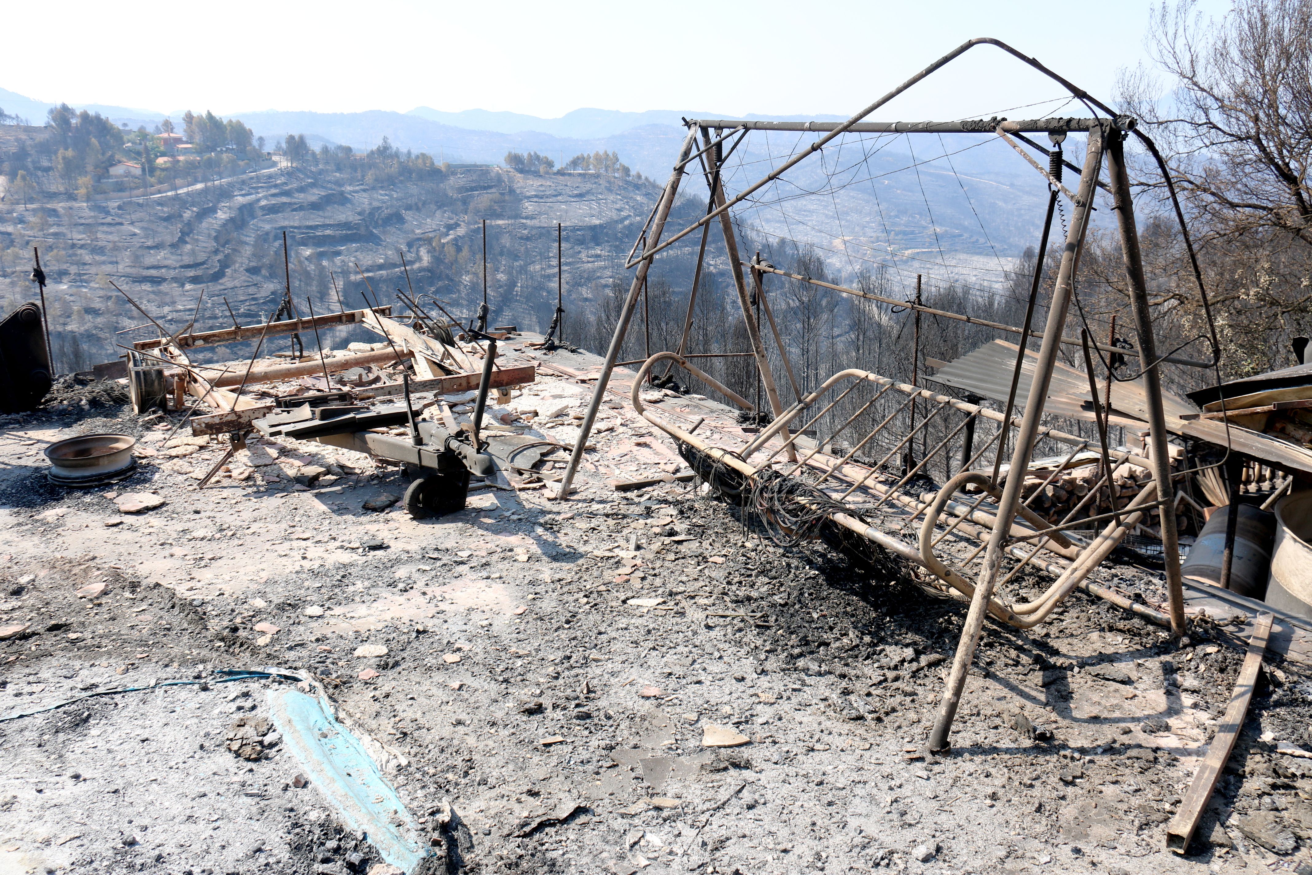 L'incendi del Pont de Vilomara del 2022 va calcinar una trentena de cases