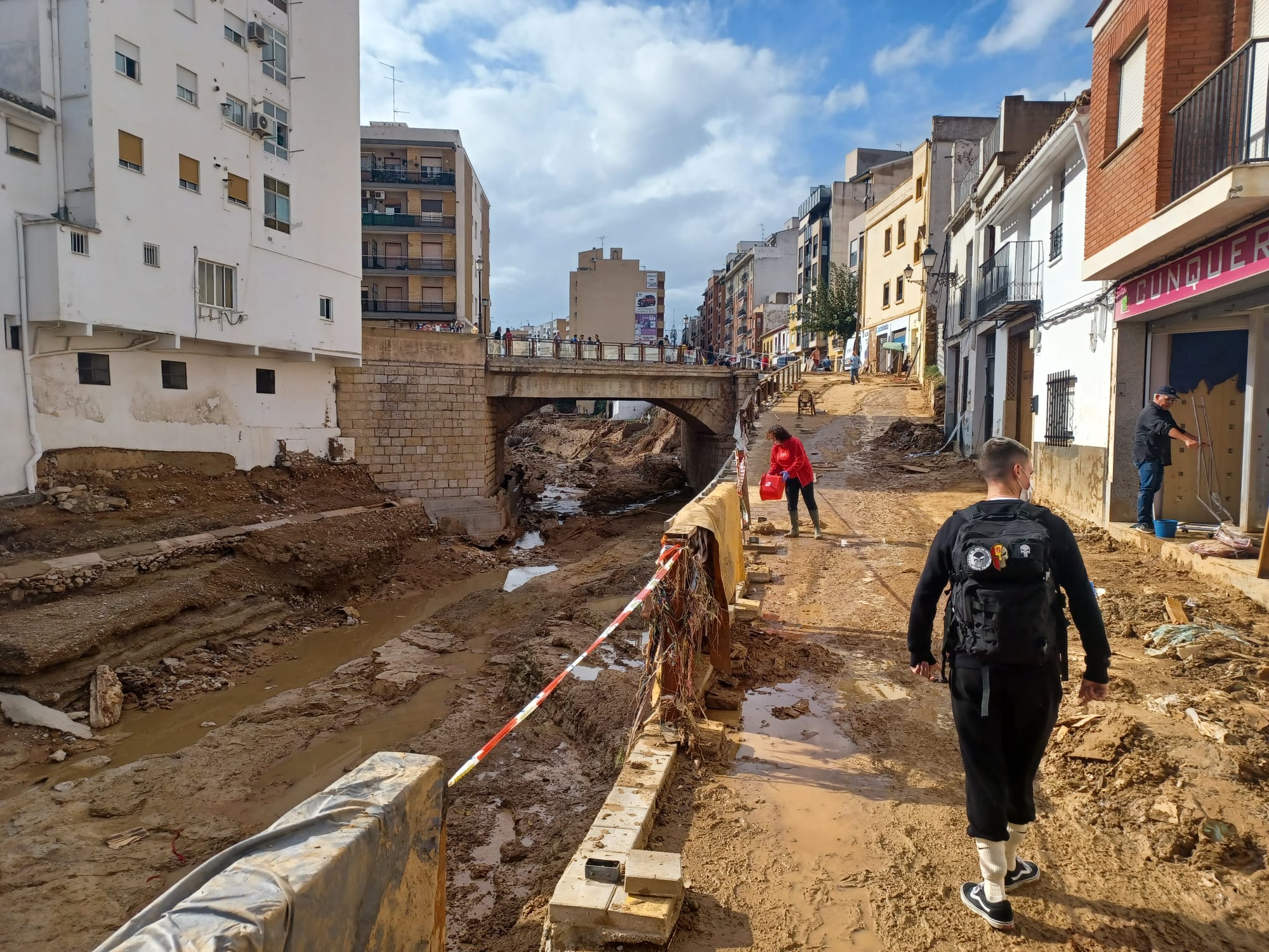 Destrosses a Xiva per la DANA, al País Valencià