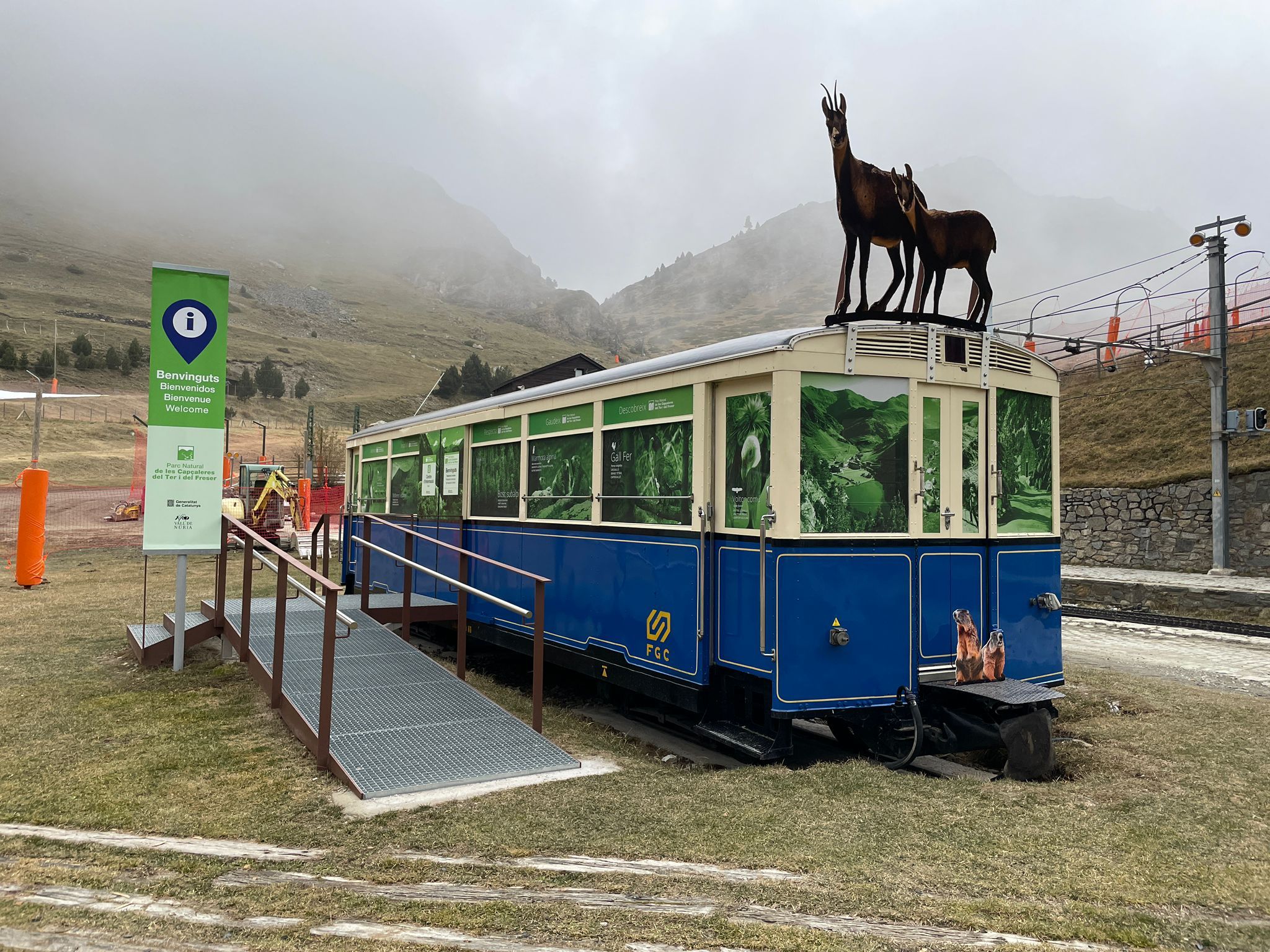 El nou punt d'informació del parc natural de les capçaleres del Ter i el Freser a Núria