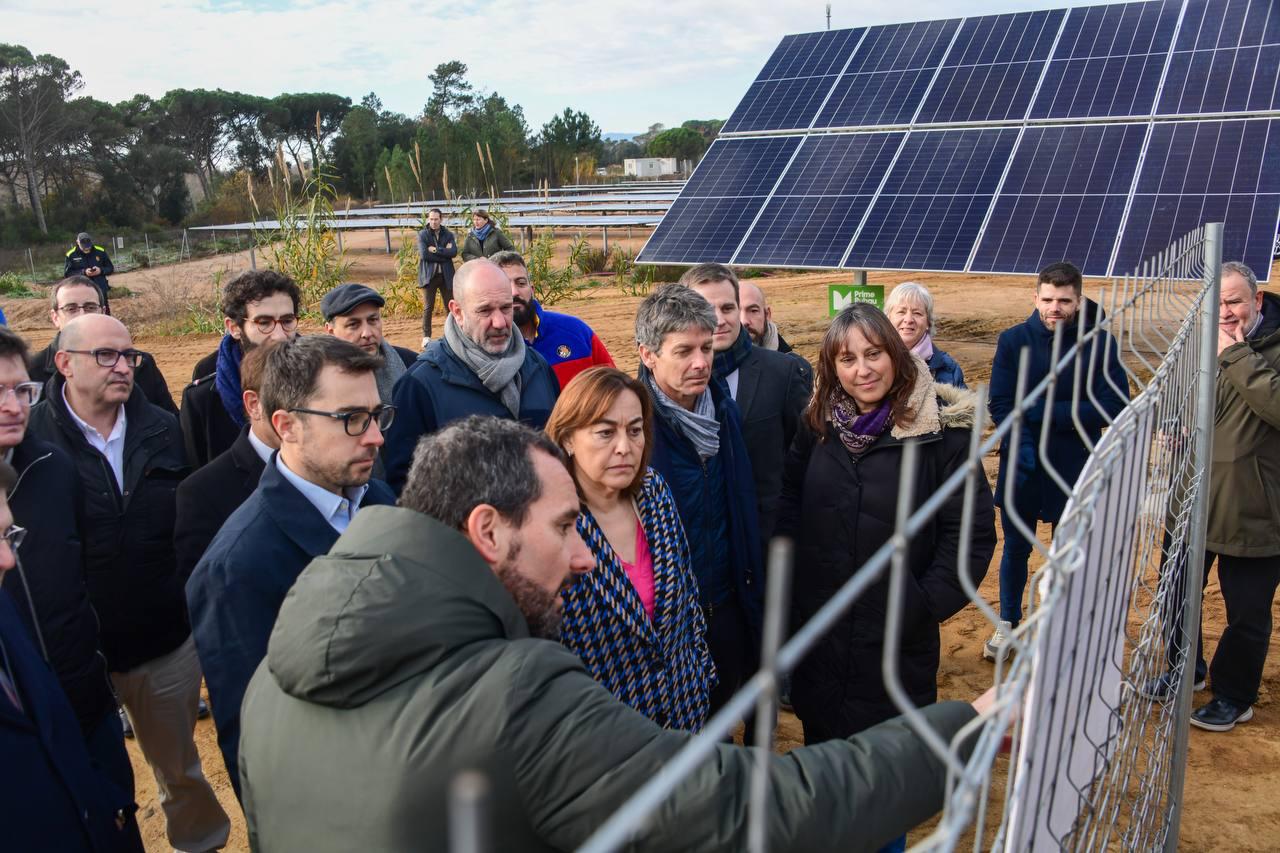 La consellera Sílvia Paneque ha visitat el primer parc solar propietat de la Generalitat