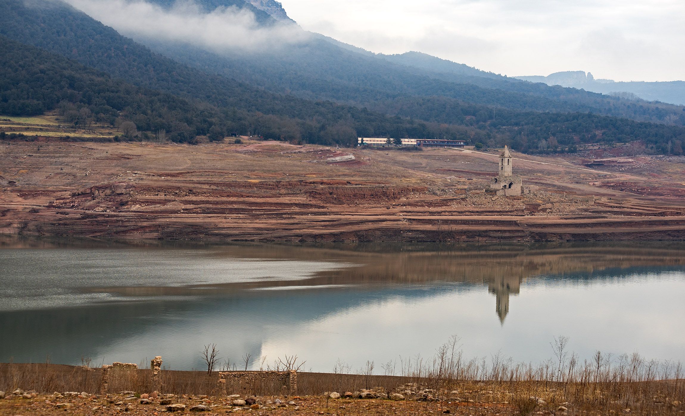 L'ACA està buidant de nou l'embassament de Sau i ja està per sota el 6%