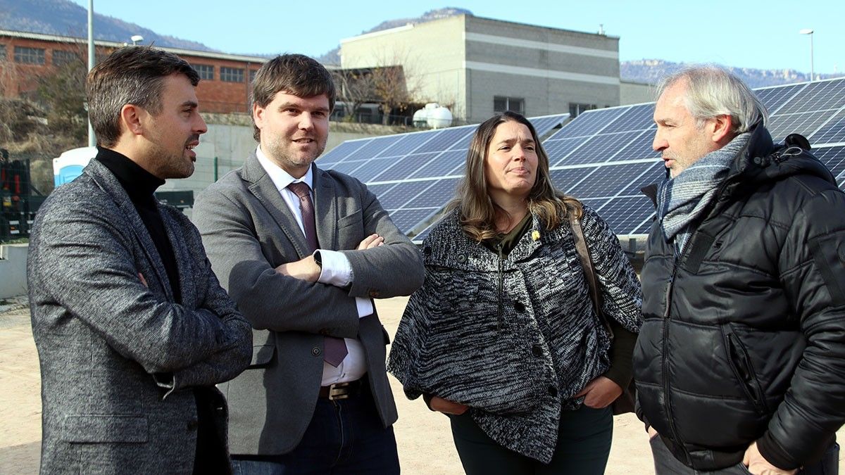 Inauguració del parc municipal solar de Centelles