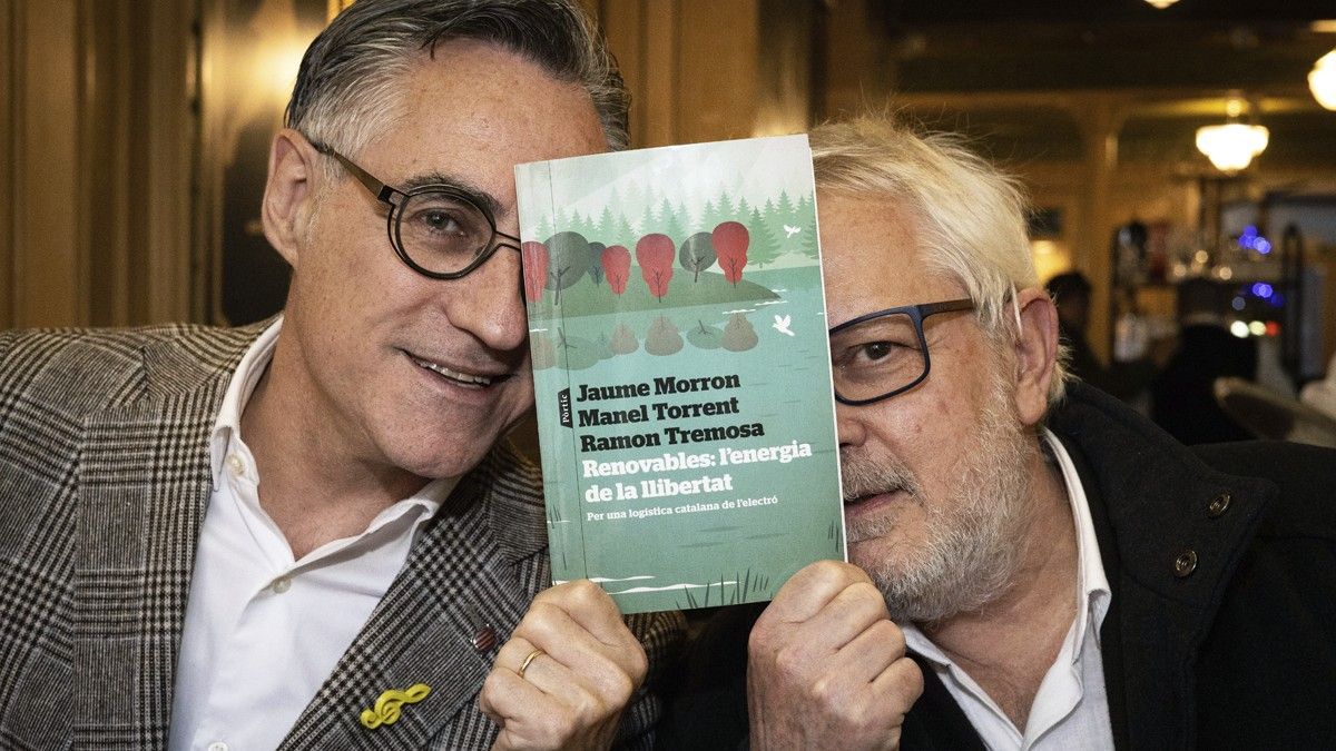 Ramon Tremosa i Jaume Morron, autors de «Renovables, l'energia de la llibertat»