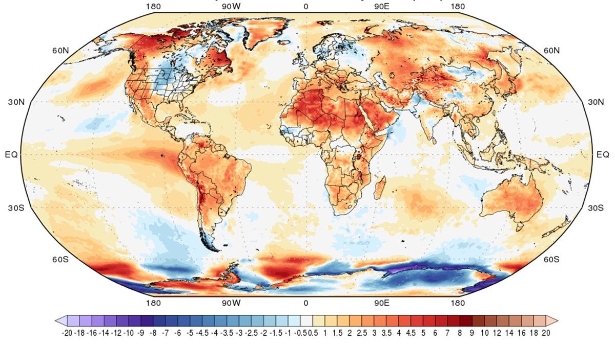 Anomalia de temperatura del juliol 2023