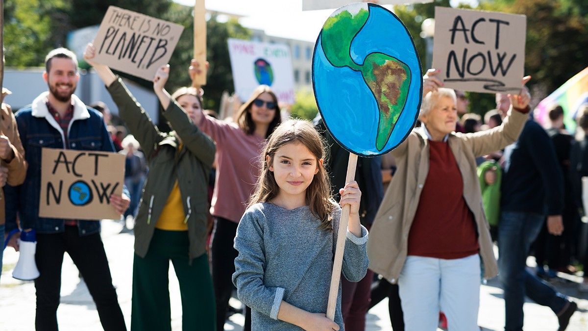 Els infants també es mobilitzen contra el canvi climàtic
