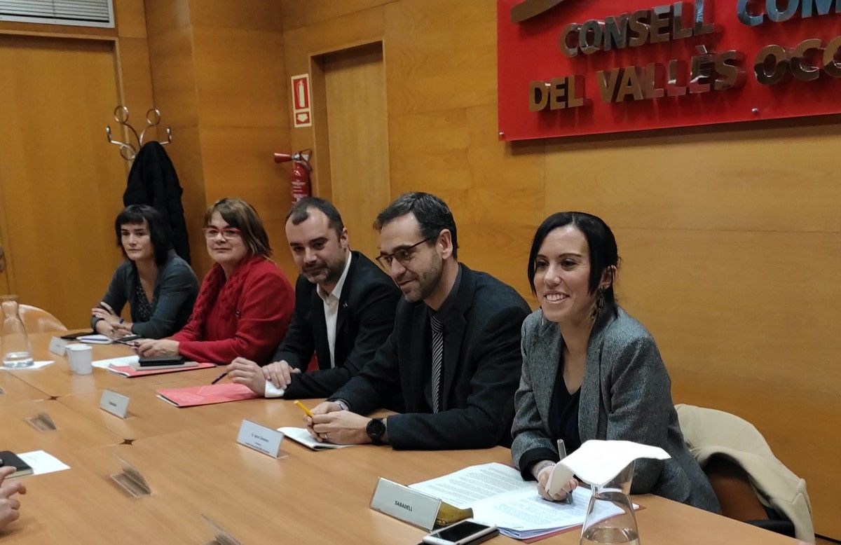 Els alcaldes de Sabadell, Castellar i Terrassa