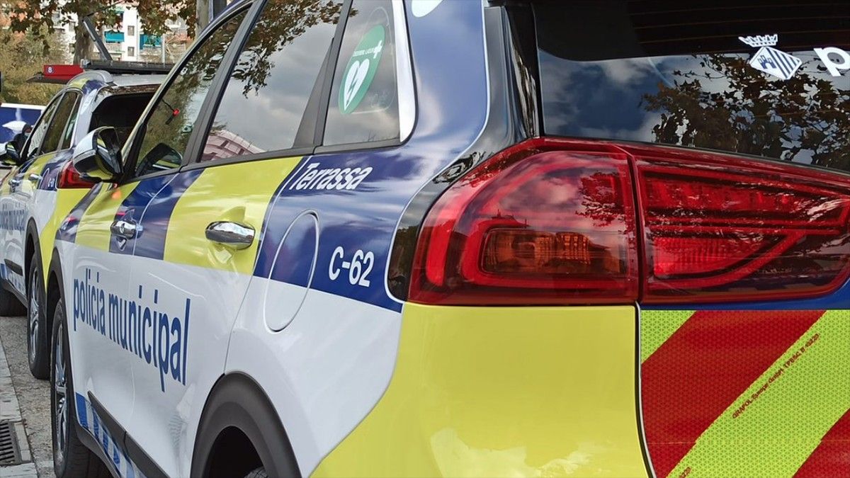 Un vehicle de la Policia Municipal de Terrassa