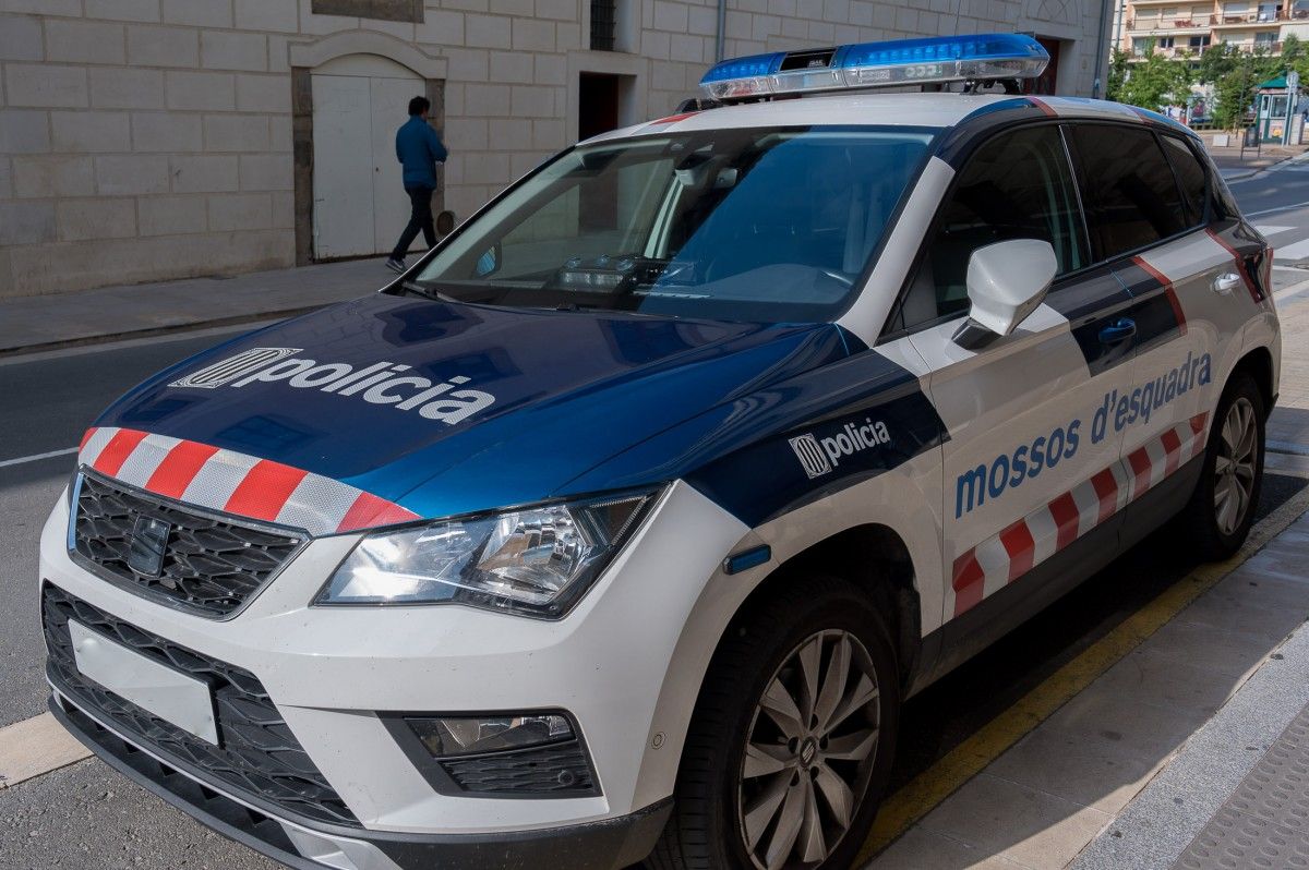 Un vehicle dels Mossos d'Esquadra