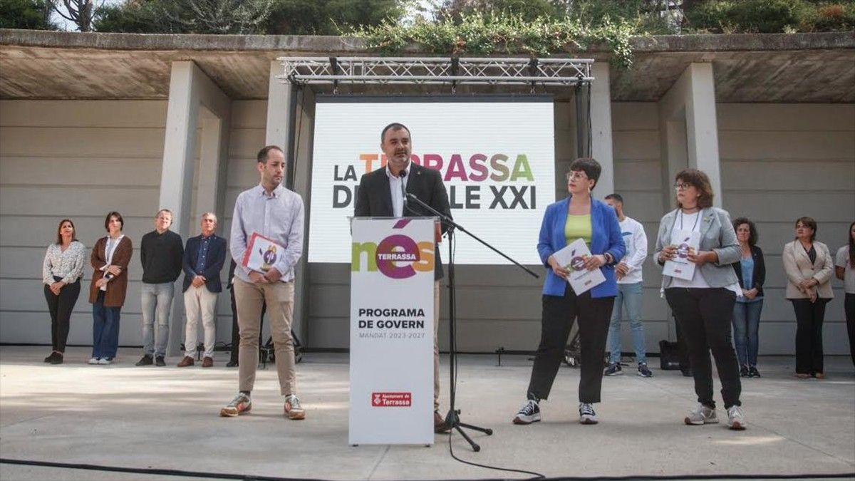 El govern municipal de Terrassa presenta el pla de mandat 2023-2027