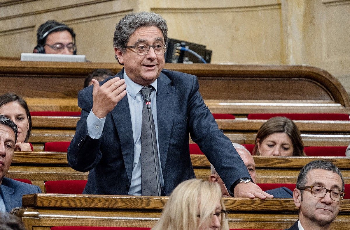 Enric Millo, al Parlament de Catalunya