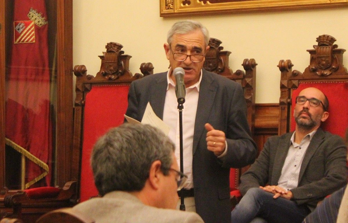 El tinent d'alcalde Alfredo Vega, regidor de l'Aigua.