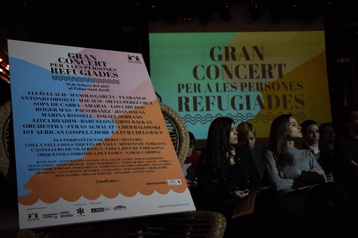 Les quatre colles formen part de la cinquantena de grups i artistes que participaran al Gran Concert per les Persones Refugiades.