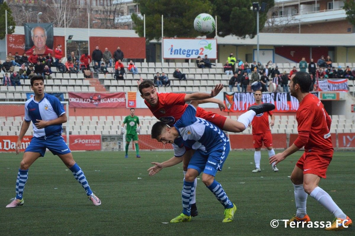 El Terrassa FC va perdre contra el filial de l'etern rival.