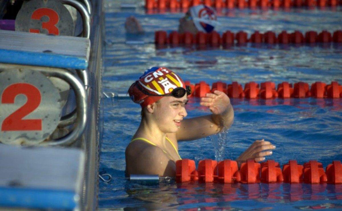 La nedadora del CN Terrassa Aida López.